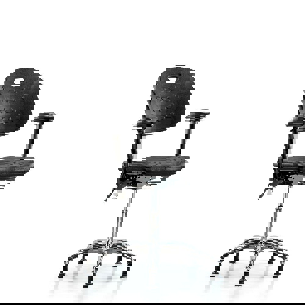 Task Chair: Polyurethane, Black